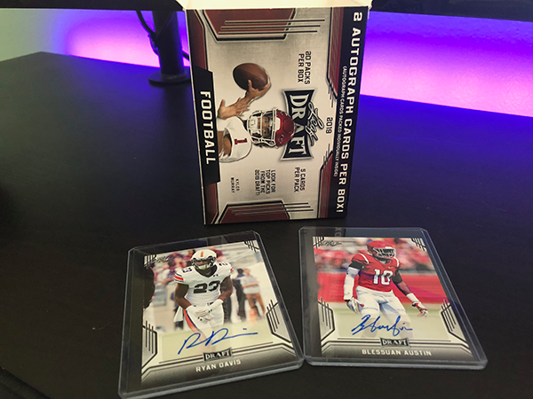 2019 Leaf Draft Blaster Box Autographs